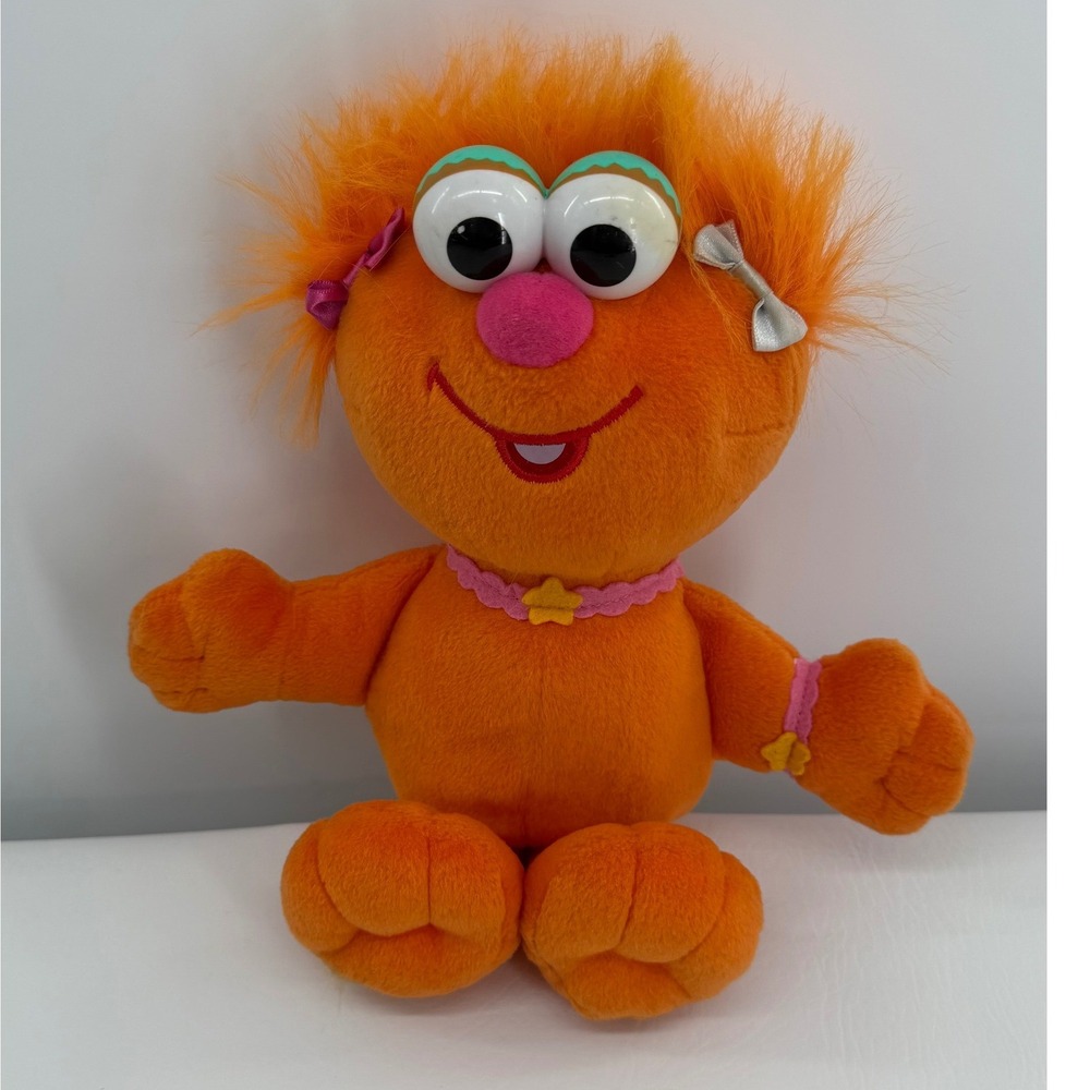 Fisher-Price Zoe Plush Sesame Street 12" Muppets Vintage Mattel Stuffed Animal